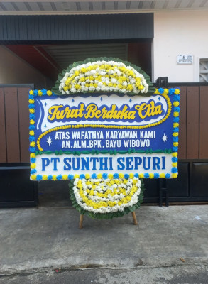 Papan Bunga Duka di Tobat